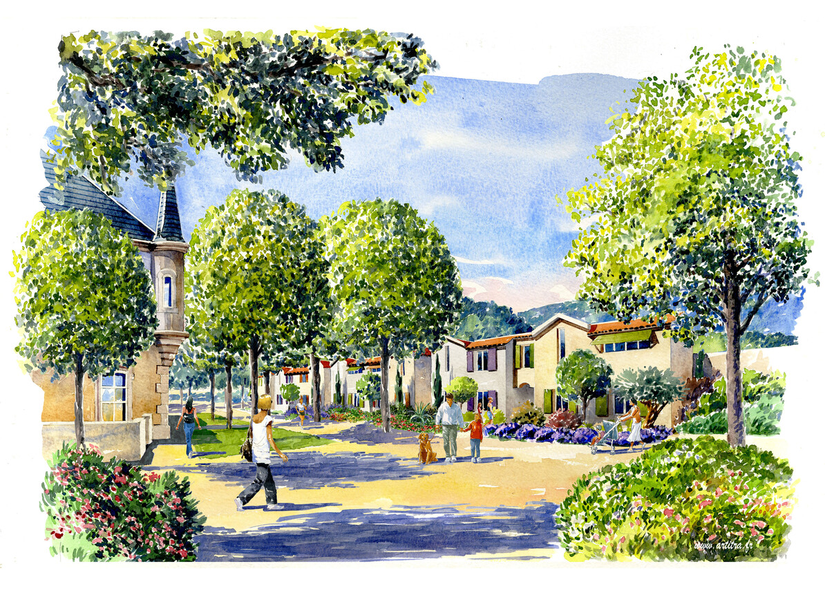 Illustration autour du château