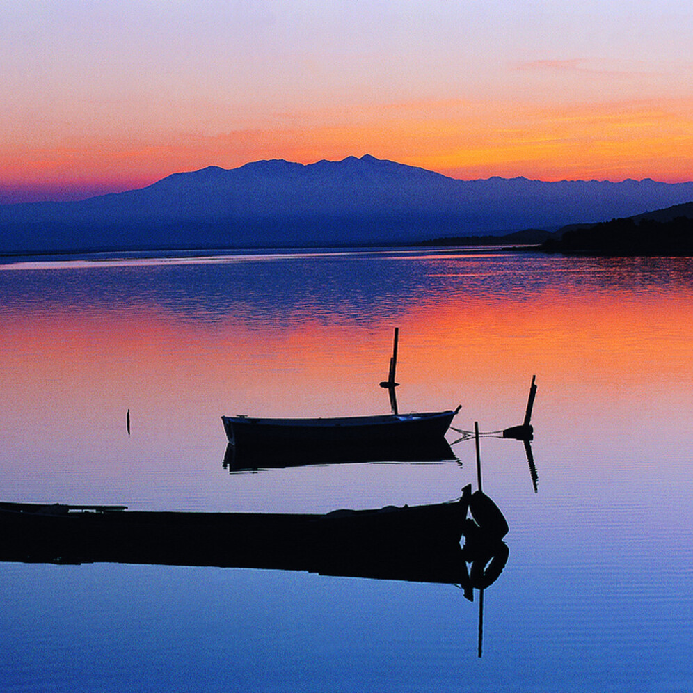 Sunset etang de thau