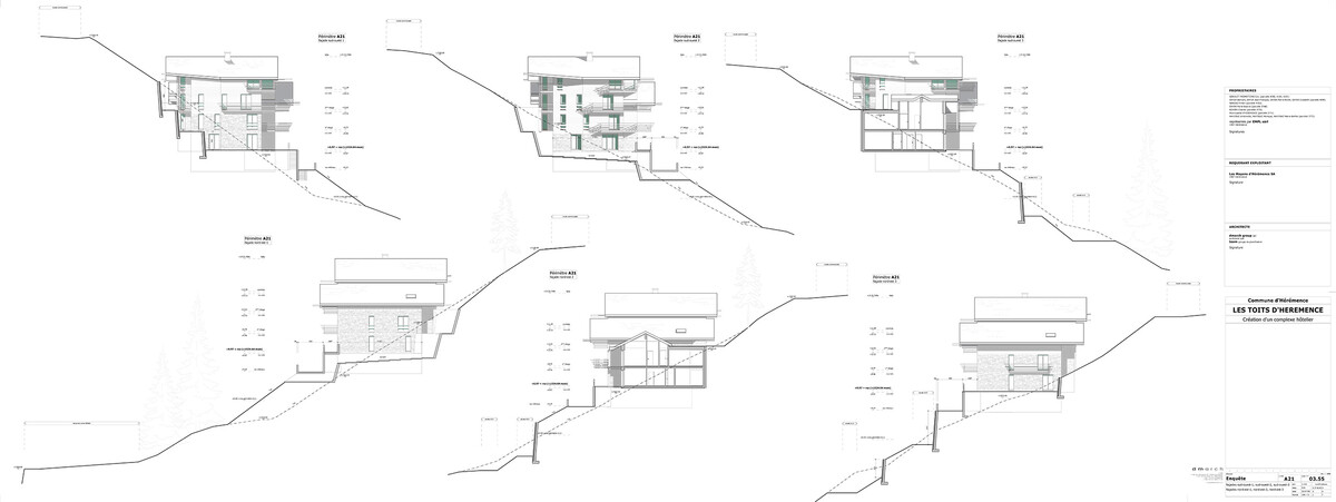 Perspectives façades