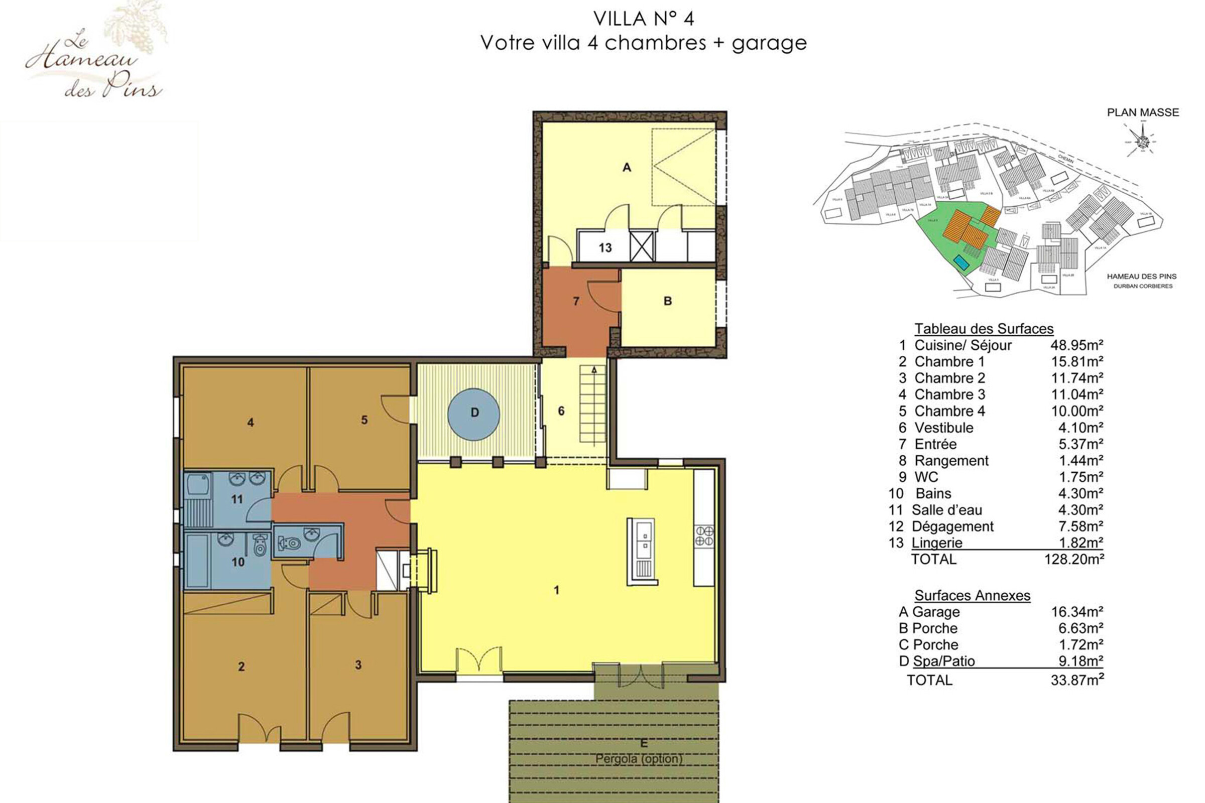 Plan de l'architecte