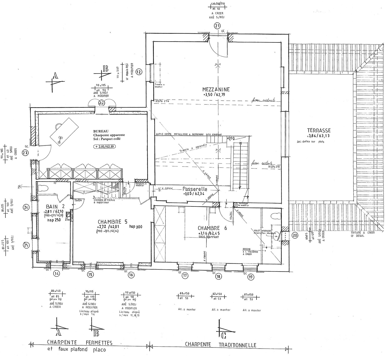 Plan de l'architecte