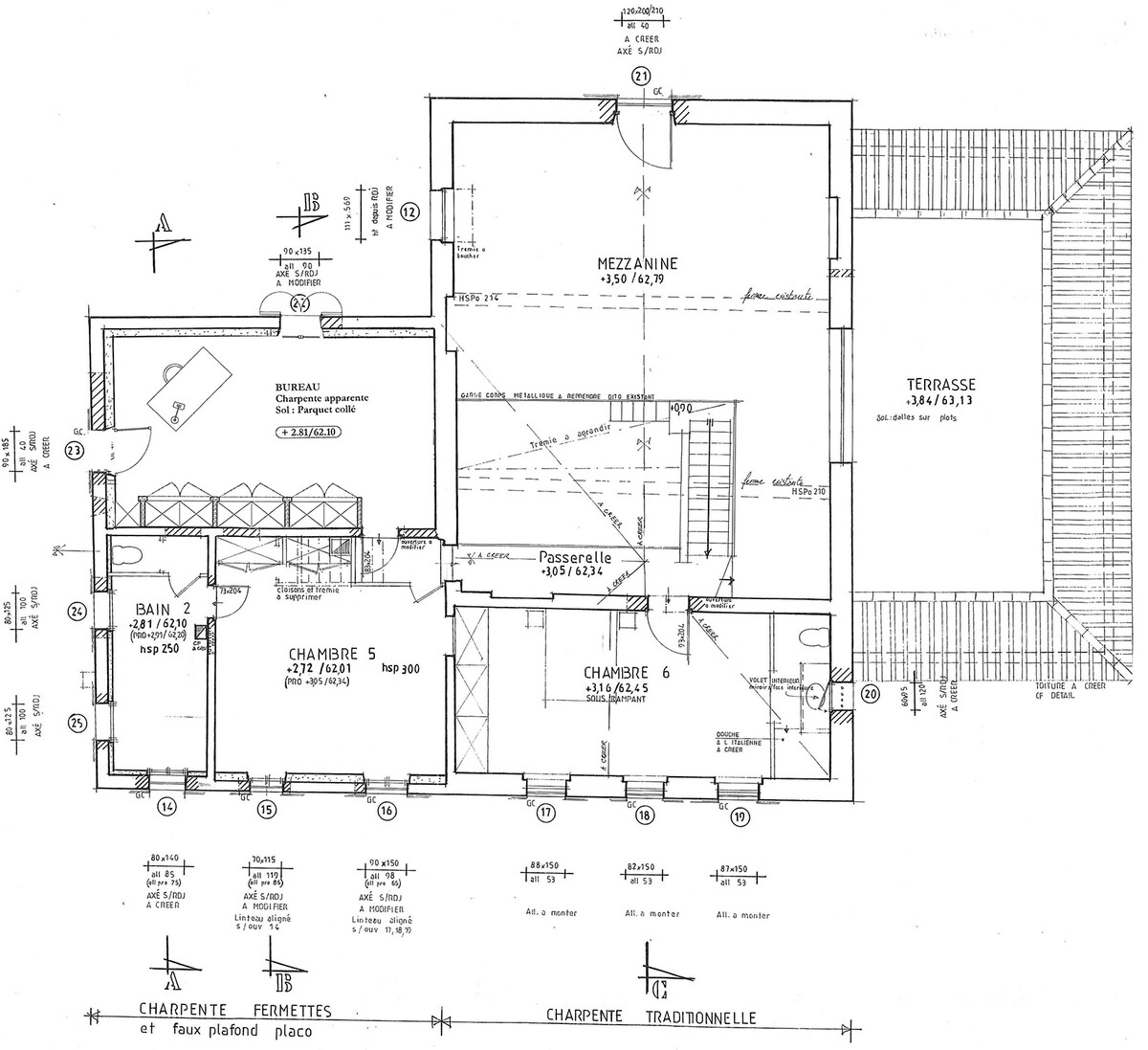 Plan de l'architecte