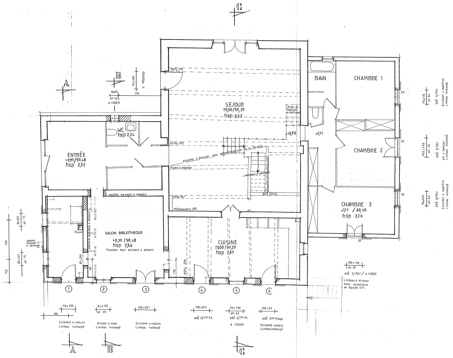 Plan de l'architecte