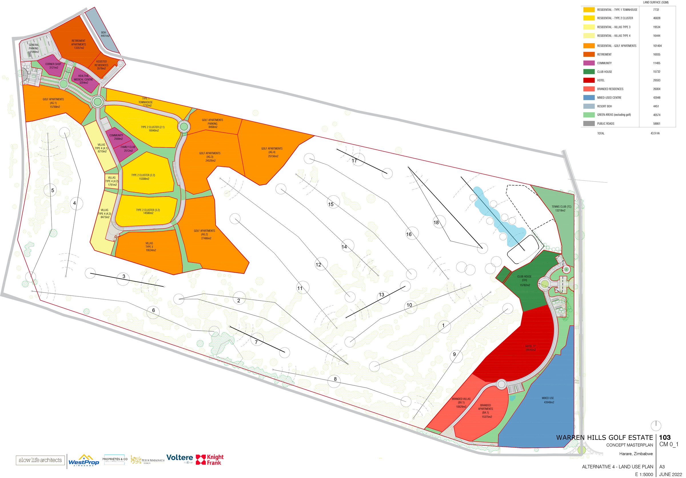 Plan surface habitable